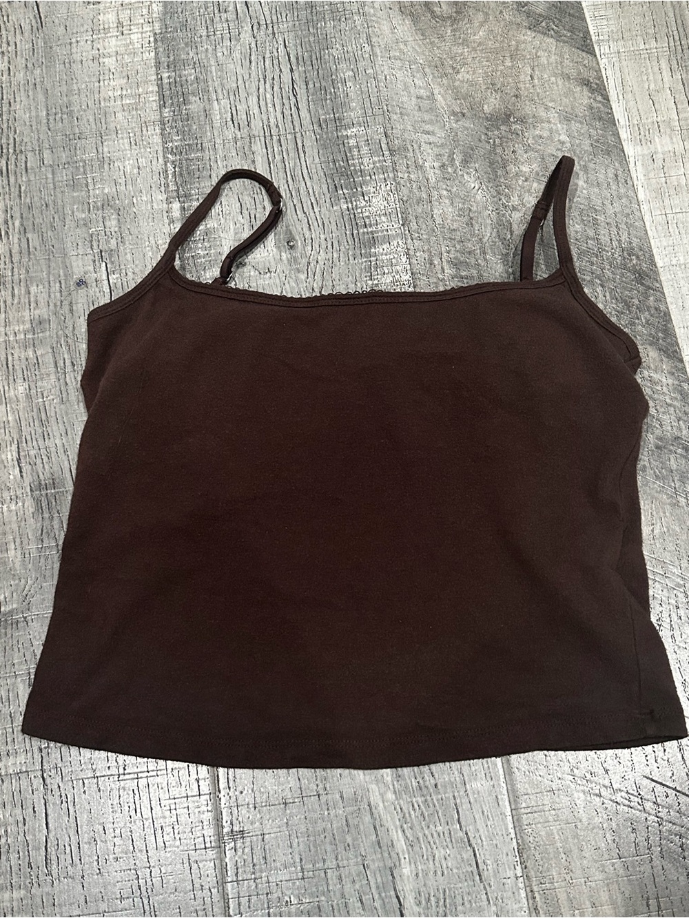 Abercrombie & Fitch Dark Brown Camisole Tank Top